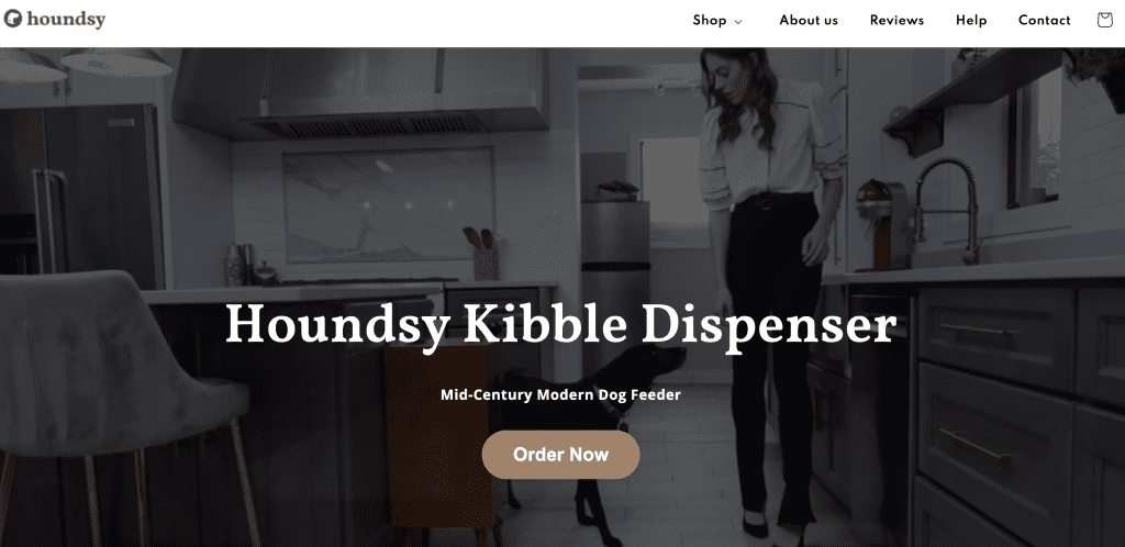 Houndsy is an example of a private-label store